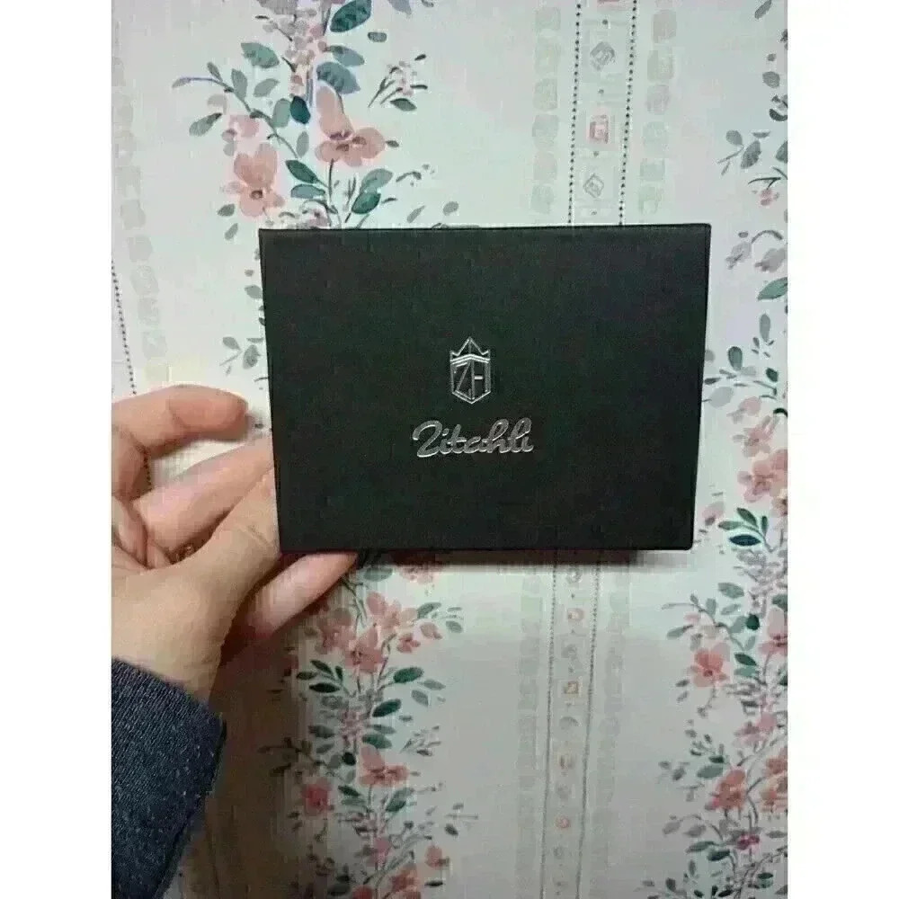 Zitahli Mens-Wallet-Slim-Leather-RFID Blocking Wallet for Men Minimalist Bifold